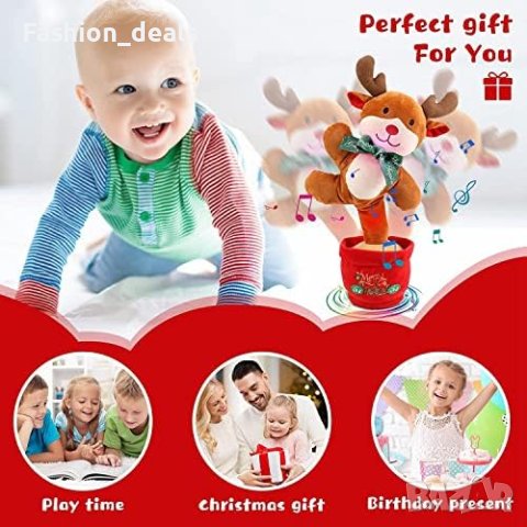 Нов Пеещ Говорещ Танцуващ елен Играчка за дете насърчава речта, снимка 2 - Образователни игри - 41736227