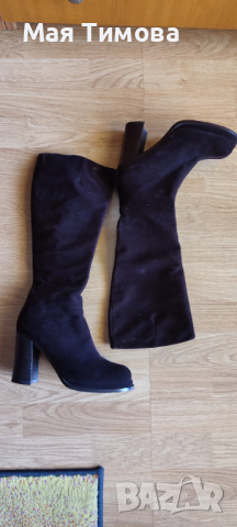 Дамски индийски ботуши тъмно кафяви