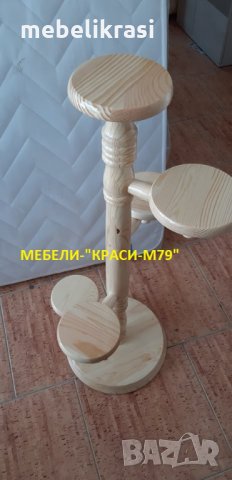 Цветарник 5-ца от дърво, снимка 3 - Други - 35960351