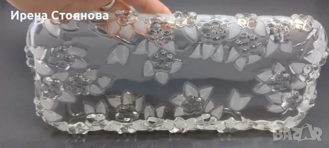 Декоративно плато за сервиране "Carmen", Walther Glas, 1960-1970 г. 

, снимка 8 - Чинии - 48096600