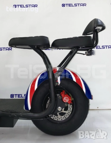 Електрически скутер BIG CITY HARLEY X1 1500W 48V 13Ah LED, високопроизводителни батерии от последно , снимка 3 - Мотоциклети и мототехника - 52426359