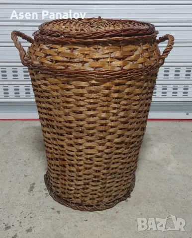 Плетен кош за дрехи 60/45