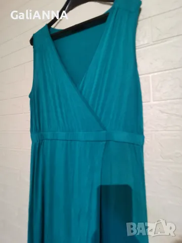 СТРАХОТНА ДЪЛГА РОКЛЯ ЕФЕКТЕН МОДЕЛ XL-2XL, снимка 6 - Рокли - 48571216