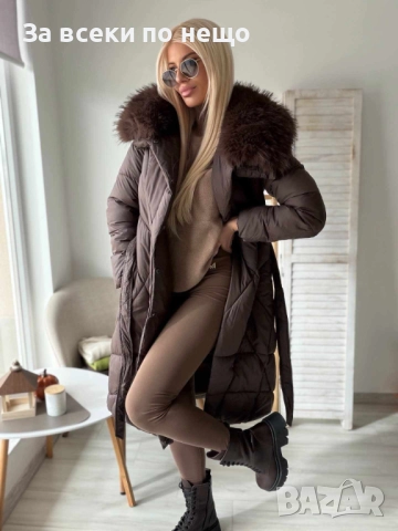 Дамско Дълго Зимно Яке Код W.S.O.21