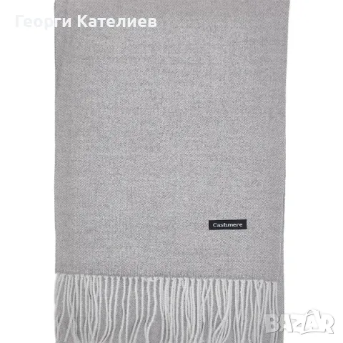 Лускзеон мъжки комплект в сиво-Шал, шапка и ръкавици Код на продукта:KM-06, снимка 2 - Подаръци за мъже - 48127445