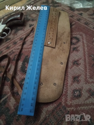 Стар метален пистолет с кобур 54291, снимка 10 - Антикварни и старинни предмети - 53638422