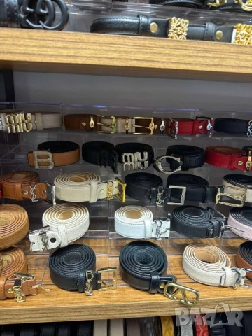 колани от естествена кожа в кутия celine hermes ysl saint laurent 