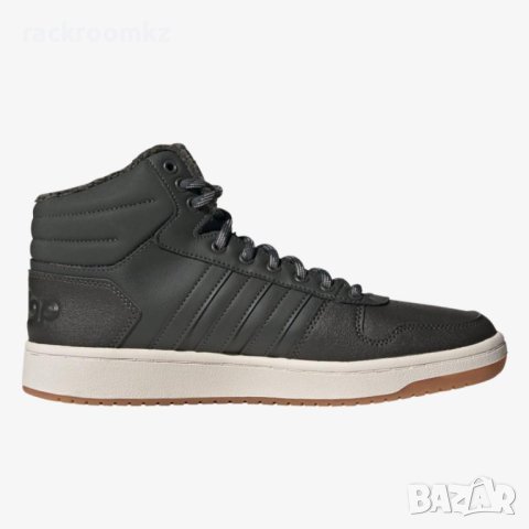 Mъжки кожени маратонки Adidas HOOPS 2.0 MID, снимка 2 - Маратонки - 42610115