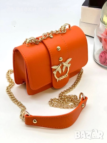 Pinko Дамска Чанта С Дълга Дръжка За През Рамо Пинко - Налични Различни Цветове Код SK83, снимка 8 - Чанти - 52475600