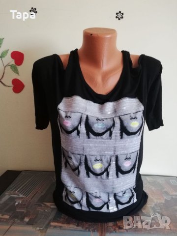 Блуза с голи рамене , снимка 1