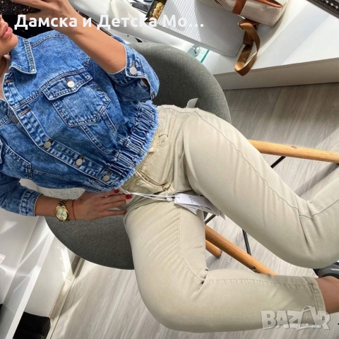 Късо дънково яке , снимка 4 - Якета - 36094743