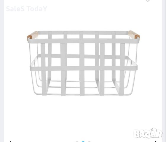 Кошница за плодове и зеленчуци, бяла, меташна, снимка 3 - Аксесоари за кухня - 44461577