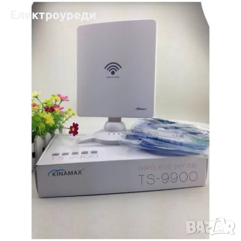 Мрежова антена Kinamax TS-9900, 58 dBi, усилване до 4000 м., снимка 2 - Друга електроника - 49129920