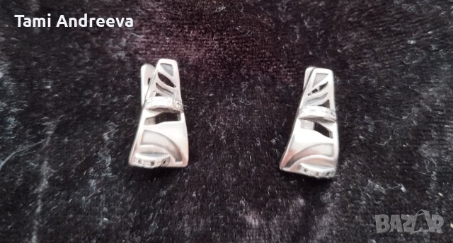 Сребърни обеци 