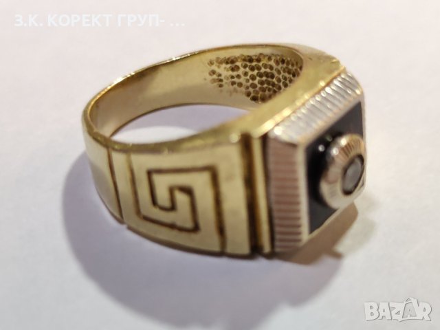 Златен пръстен 14к / 6,55гр, снимка 2 - Пръстени - 41638034
