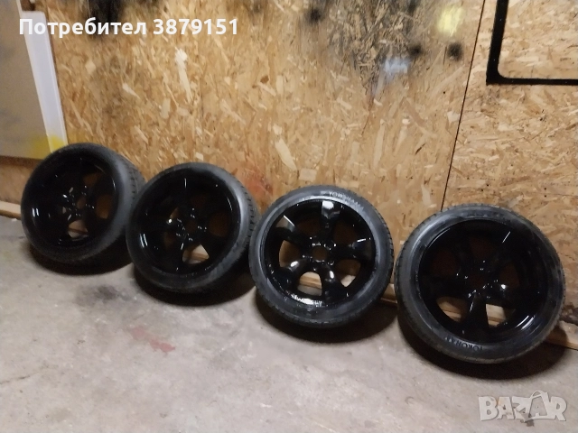 Алуминиеви джанти 5x120 с гуми R17 BMW E60, снимка 5 - Гуми и джанти - 52687162