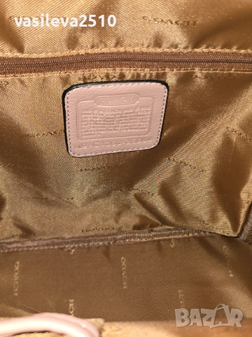 Coach оригинална дамска раница , снимка 10 - Раници - 52564246