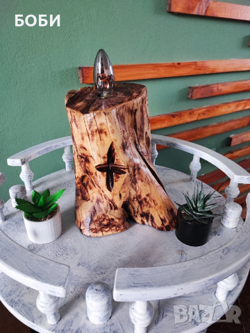 Нощна лампа "Винтидж, снимка 6 - Настолни лампи - 44654197