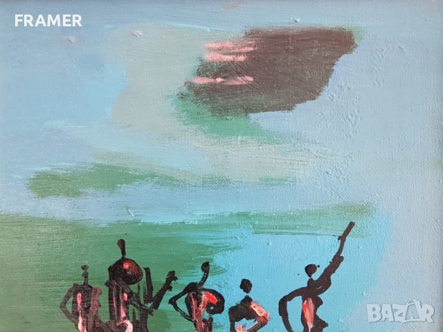 Георги Ковачев Гришата Привиденние 1978г. от изложба в Париж , снимка 4 - Картини - 42053506