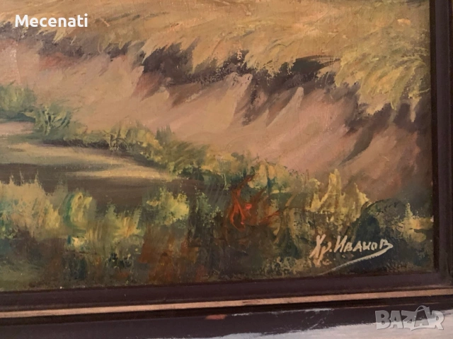Христо Иванов (1930-2003) масло/платно, снимка 2 - Картини - 53110675