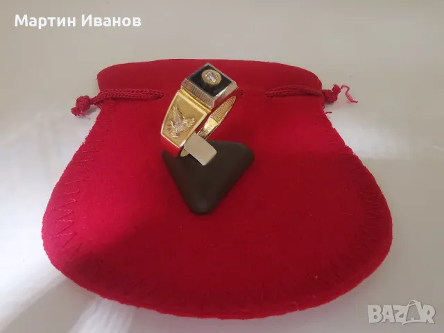 Златен мъжки пръстен 3, снимка 8 - Пръстени - 47703873