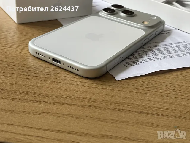 Бартер iPhone 17 pro 256 silver istyle 14 цикъла, снимка 3 - Apple iPhone - 56358577