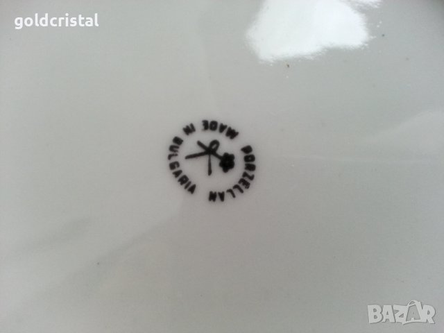 Стар български порцелан чинии , снимка 4 - Антикварни и старинни предмети - 39815481