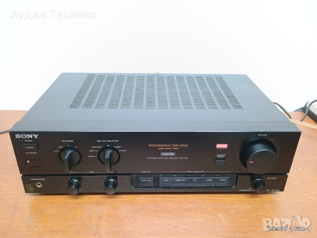 Стерео усилвател SONY TA-F417R. Перфектен! Звукът - също. Изпращам видео. 