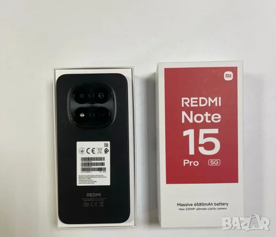 Продава се Xiaomi Redmi Note 15 Pro 5G – 200 MP / Черен (Midnight Black), снимка 2 - Xiaomi - 56258149