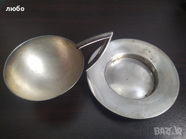 Сребърна Чашка-0,925, снимка 4 - Антикварни и старинни предмети - 44654420