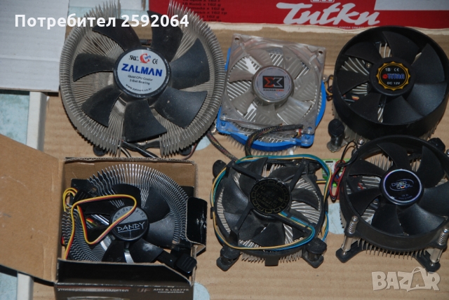 Охладители за процесори AMD и Intel,s.370,462,478,775,amd, снимка 1 - Процесори - 36038985