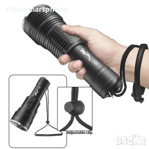 Водолазен фенер 60W LED - 10000 лумена, IP68 водоустойчив, за подводен риболов, гмуркане и още!, снимка 7 - Екипировка - 48875185