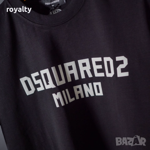 DSQUARED2 Мъжка Черна Тениска , снимка 3 - Тениски - 52228294