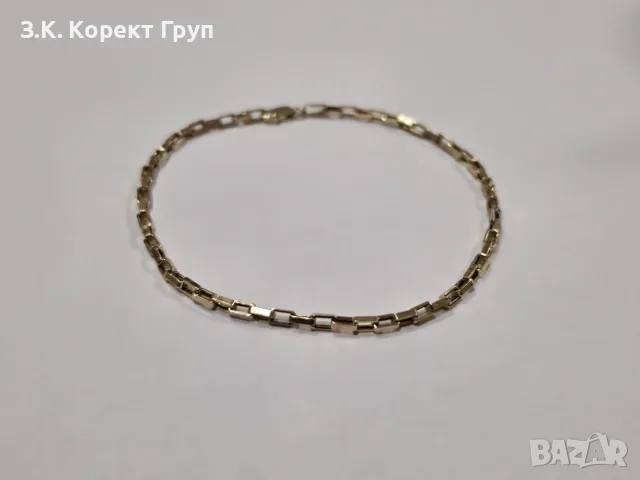 Златна гривна 14К 585 / 3,05 гр., снимка 4 - Гривни - 55782515