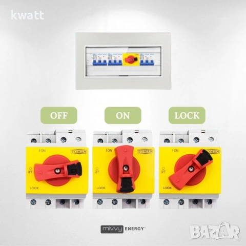 PV Array DC Isolator - Прекъсвач за соларни панели, снимка 4 - Друга електроника - 53514766