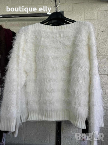 дамска пухена блуза, снимка 4 - Блузи с дълъг ръкав и пуловери - 52172205