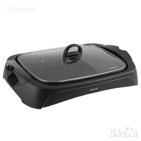 Скара електрическа с капак, мраморно покритие, 2000W