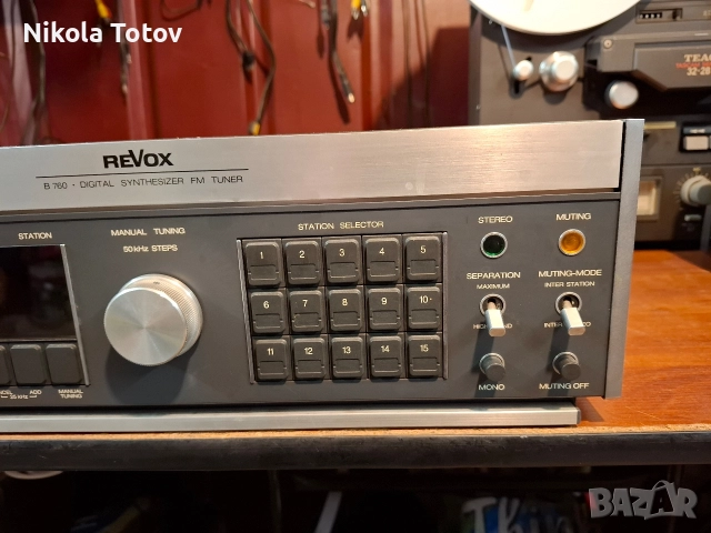 Продава сe тунер Revox B-760. , снимка 3 - Ресийвъри, усилватели, смесителни пултове - 52930599