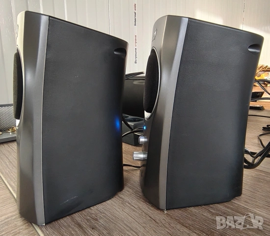 Тонколонки за компютър и лаптоп Genius SP-E120, снимка 5 - Слушалки и портативни колонки - 53704229