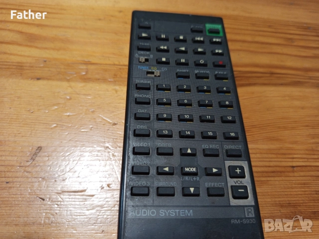 Sony RM-S930 дистанционно за аудиосистеми., снимка 3 - Други - 53357441