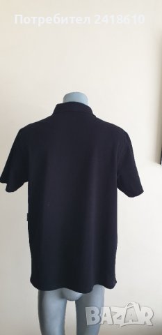 VALENTINO JEANS Pique Cotton  Half Zip Mens Size XL/52 ОРИГИНАЛ! Мъжка тениска!, снимка 4 - Тениски - 41883315
