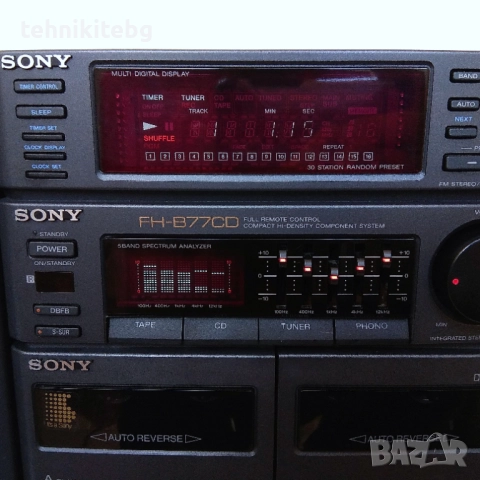 ⭐⭐⭐ SONY FH-B77CD ⭐⭐⭐ Страхотна ретро система със CD плеър, снимка 6 - Аудиосистеми - 44052604