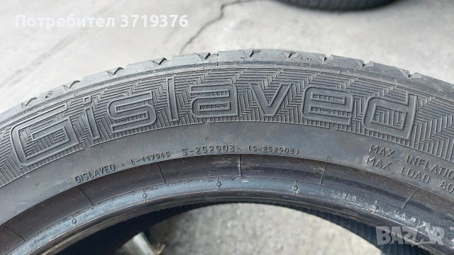 Летни гуми 245 45 18 Gislaved 2 броя , снимка 5 - Гуми и джанти - 53737896