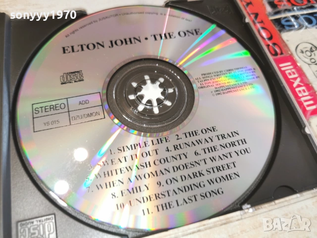ELTON JOHN-ORIGINAL CD 0403261132ET2RAF6HOL, снимка 2 - CD дискове - 53704464
