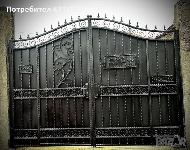Ковано желязо по поръчка - врати , огради и парапети.