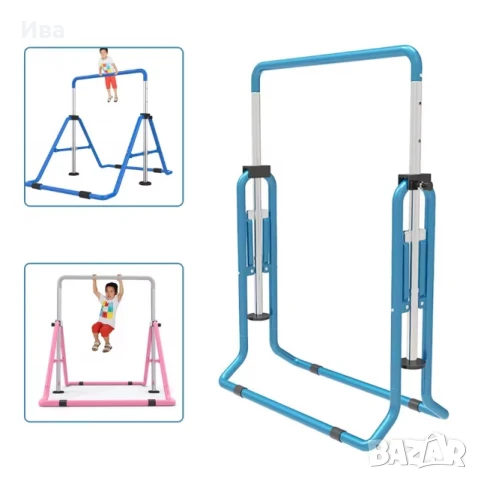 НОВО! Гимнастически лост за деца - Регулируем, висилка гимнастика деца, снимка 12 - Мебели за детската стая - 50536186