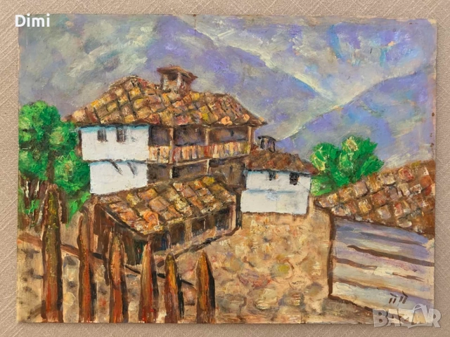 ПЕТЪР ПЕТРОВ (1908 - 1978) масло, снимка 4 - Картини - 52858649