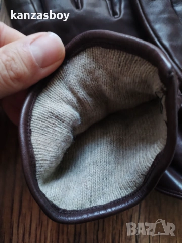 Италиански кожени ръкавици естествена кожа , снимка 8 - Ръкавици - 53584729