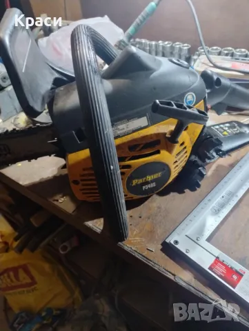 Резачка Partner 340s, има и клипове как пали и работи , но не знам как да ги кача