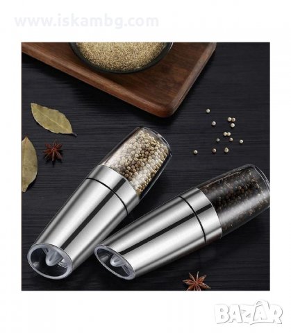 МЕЛАЧКА ЗА ЧЕРЕН ПИПЕР НА БАТЕРИИ - код 3135, снимка 9 - Аксесоари за кухня - 33889767